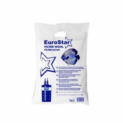 Eurostar Filter Wool Aquarium Mechanical Filtration Media 100g