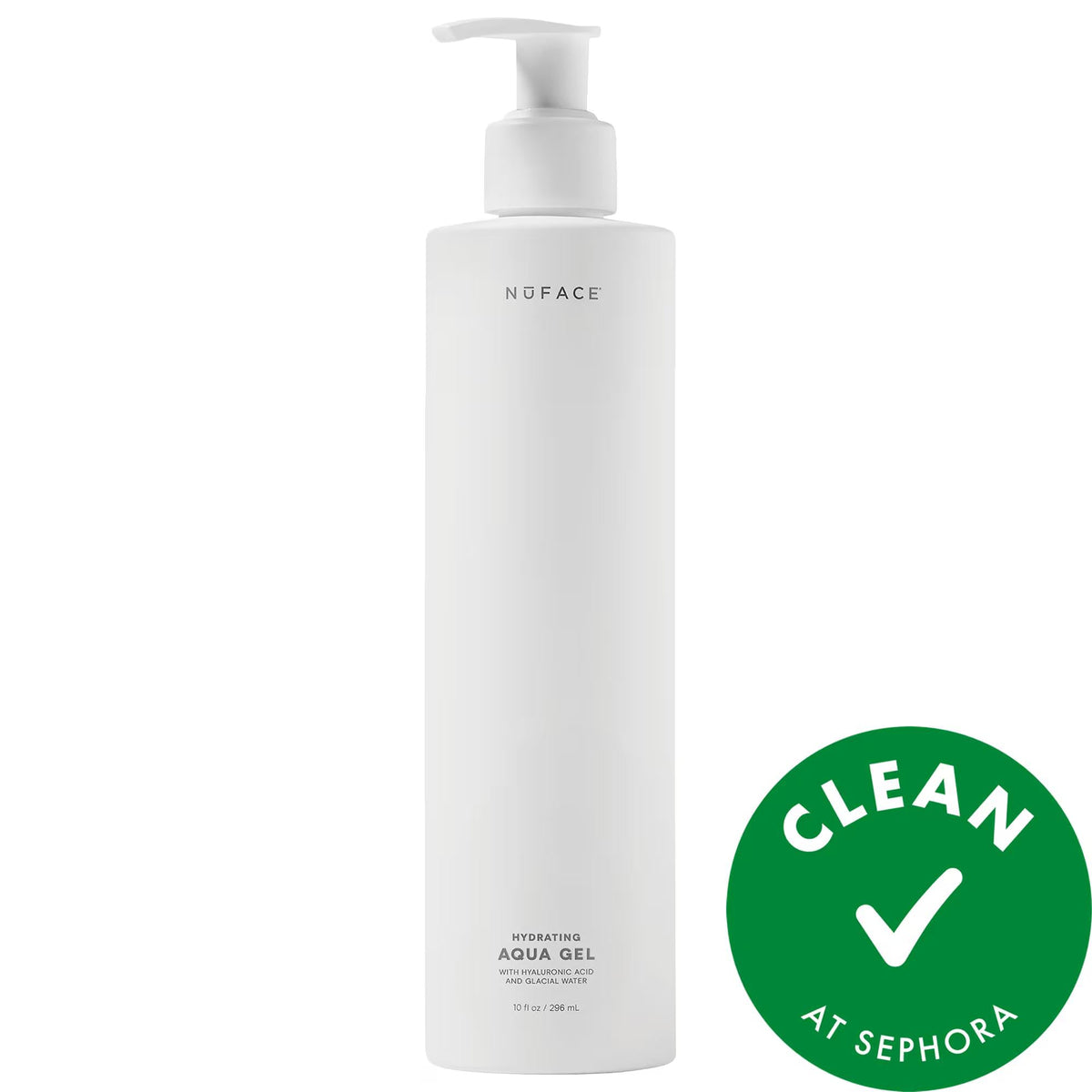 NuFACE Hydrating Aqua Gel: 24-Hour Moisture, Enhance Microcurrent Results, Plump & Smooth Skin with Hyaluronic Acid