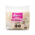 Benri Eco-Friendly Cotton Swabs with Paper Stick - 160 Count for Gentle Ear Cleaning & Hygiene