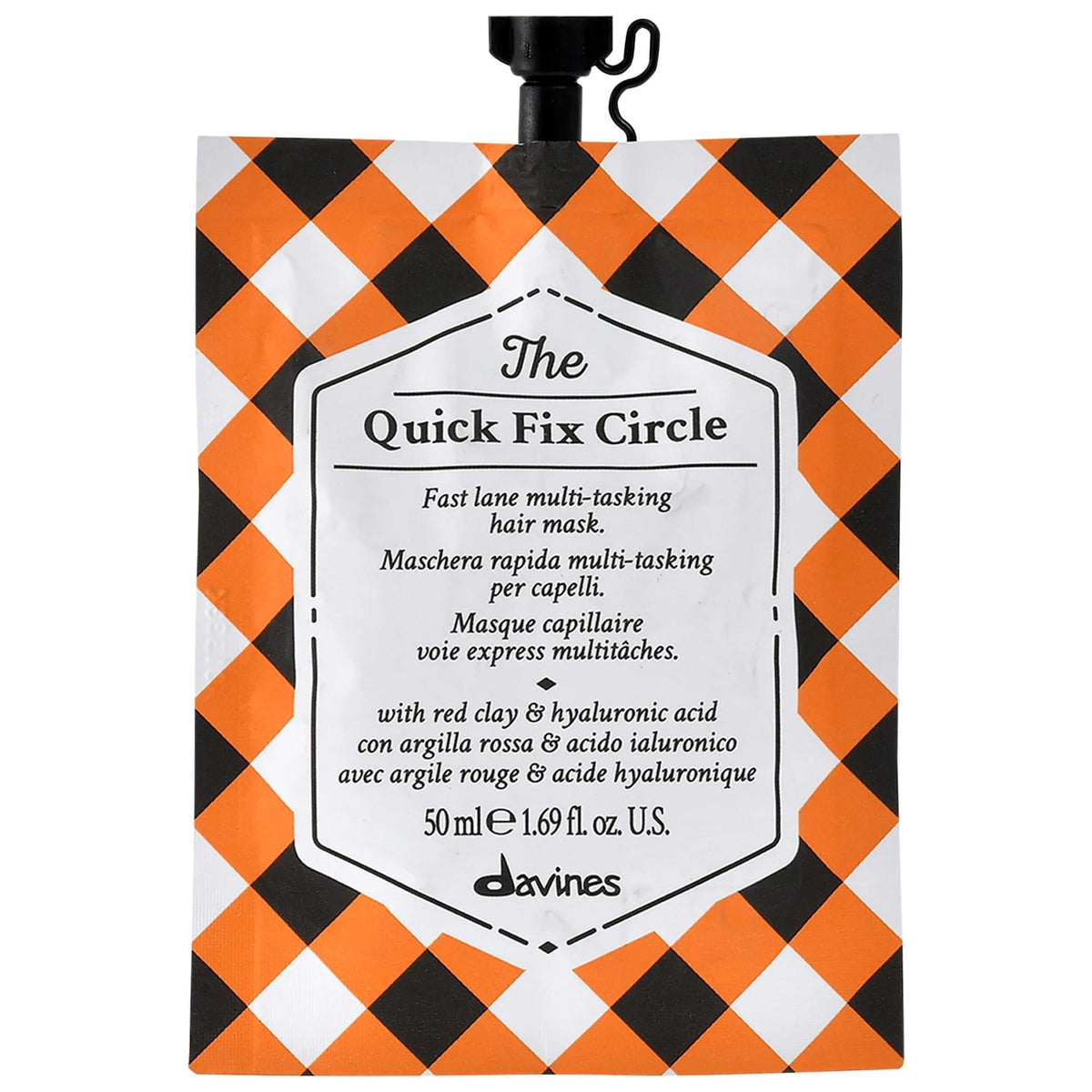 The Quick Fix Circle Deep Conditioning Hair Mask - 3-Minute Moisturizing Treatment for Dry Hair, Vegan & Cruelty-Free