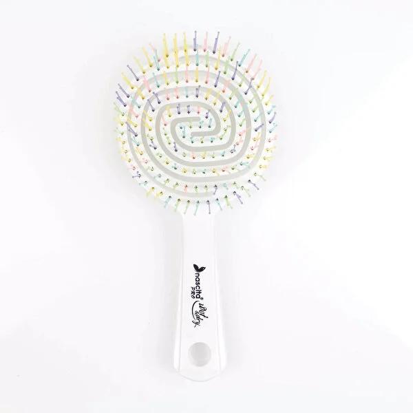 Nascita Pro: Ultimate Detangling Spiral Hair Brush - Gentle Scalp Massage, Wet & Dry Use, Anti-Breakage for All Hair Types