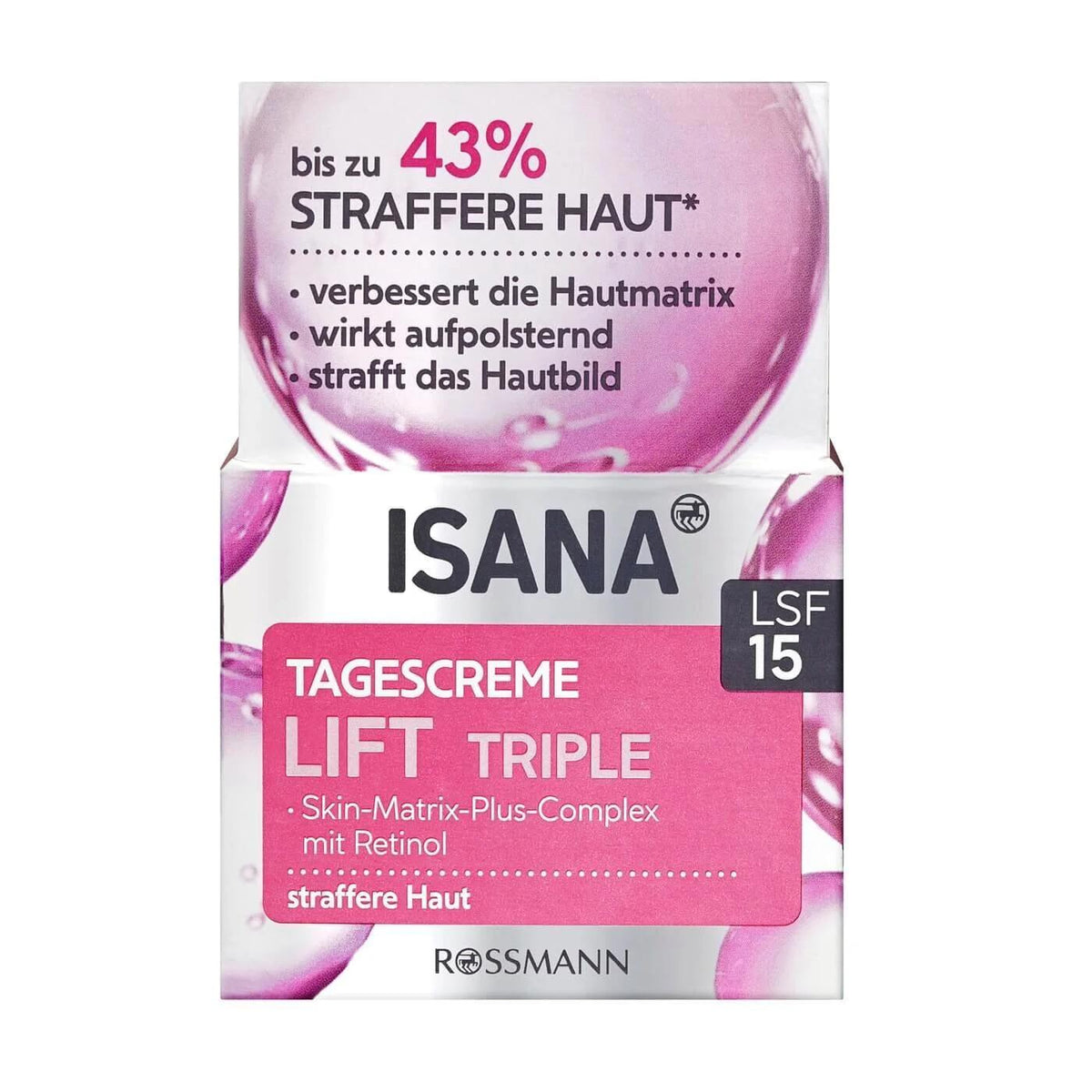 Isana Lift Triple Nourishing & Firming Day Cream SPF 15 50 ml