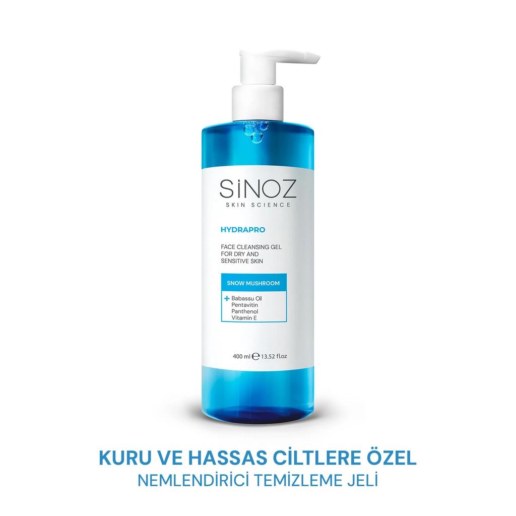 Sinoz Face Wash Gel for Dry & Sensitive Skin 400 ml