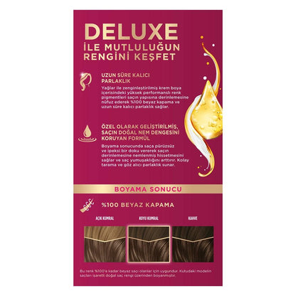 Palette Deluxe Ash Chocolate Brown Hair Dye 611 115 ml