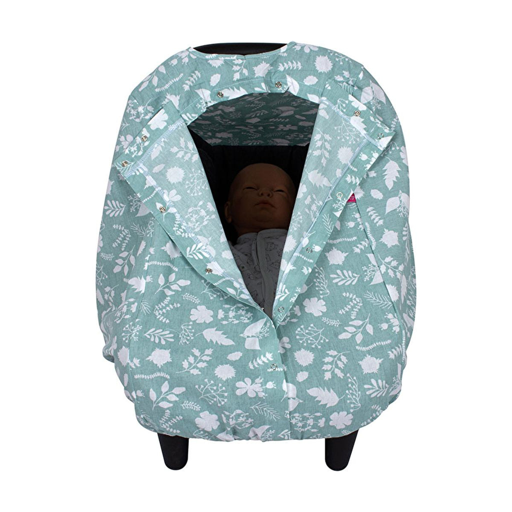 Sevi Bebe Baby Carrier Cover - Soft Cotton, Breathable, Sun & Insect Protection - Universal Fit