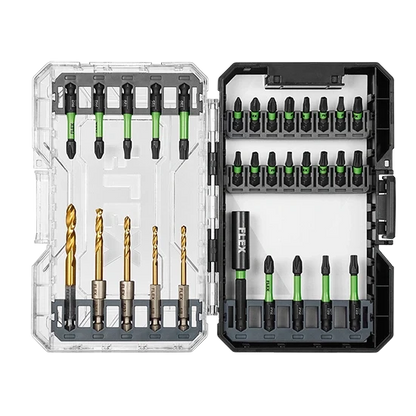 FLEX FAM10001-31 31pc. Impact Drill and Drive Bit Set