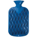 Fashy Blue Wave Hot Water Bottle for Cozy Warmth 2L