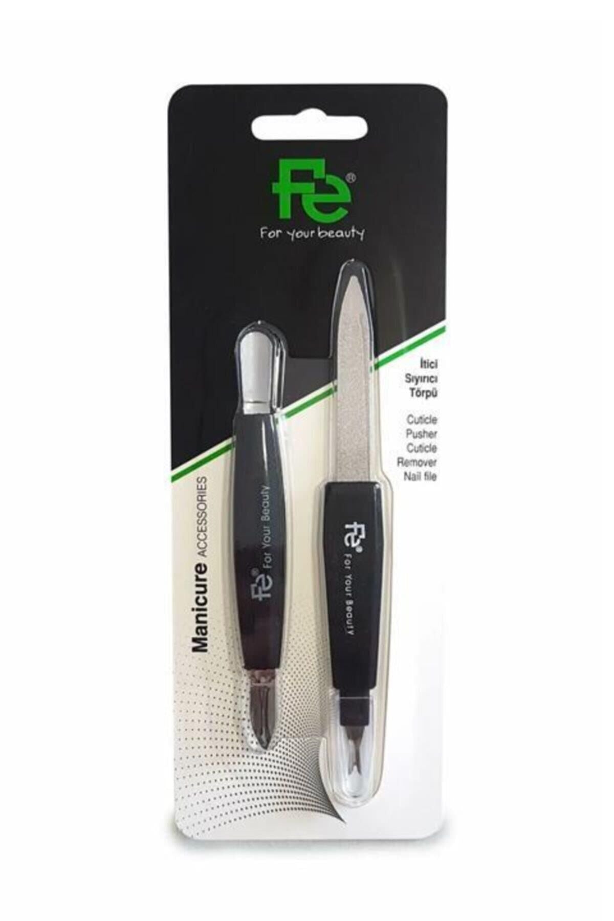 Fe Cuticle Pusher & Peeler Nail Care Tool 1 Count