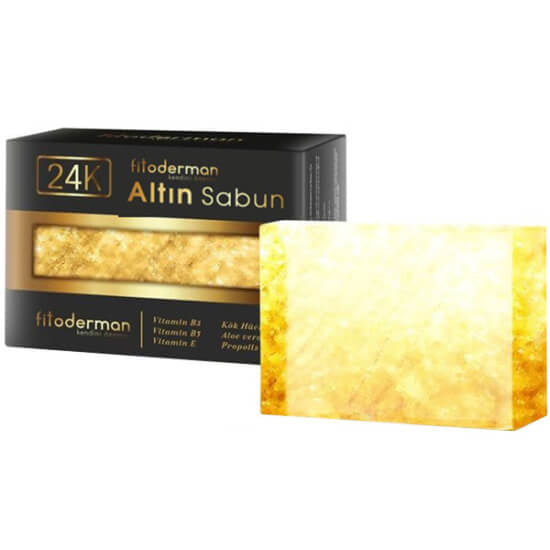 Fitoderman 24K Gold Face Soap for Radiant Skin 150g