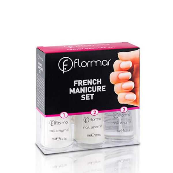 Flormar French Manicure Set 319 Elegant Nail Kit