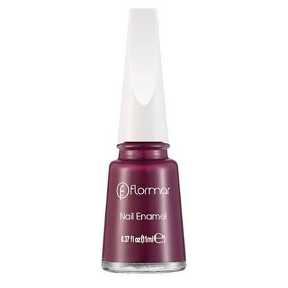 Flormar Nail Enamel 517 Chic Raspberry Glossy Polish
