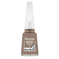 Flormar Nail Enamel 508 Minky Brown Glossy Polish
