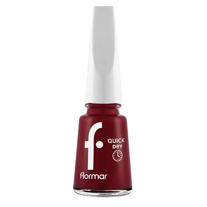 Flormar Quick Dry Nail Enamel QD06 Fiery Red 11ml