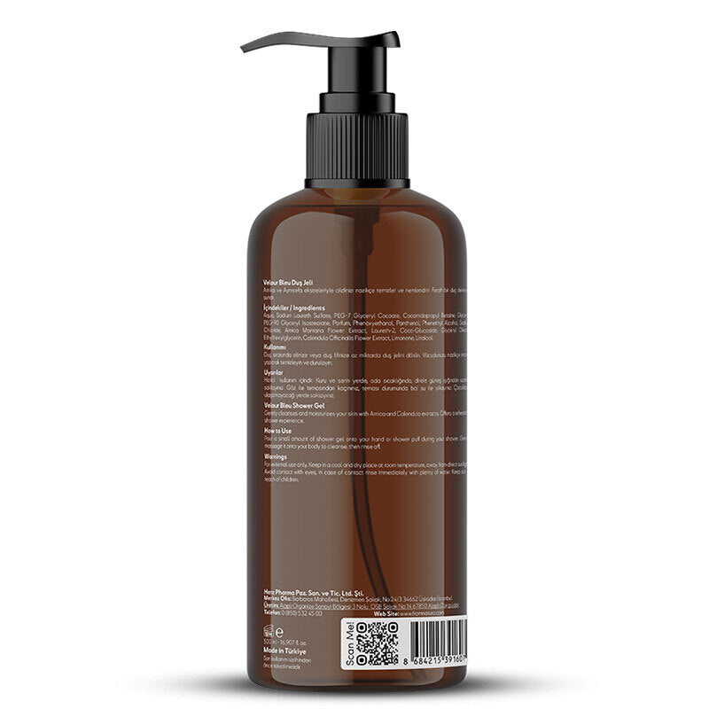 From Natura Velour Bleu Shower Gel with Arnica & Calendula 500 ml
