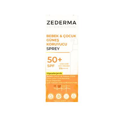 Zederma Baby & Kids Sunscreen Spray SPF50+ - Waterproof, Vegan, Sensitive Skin Friendly