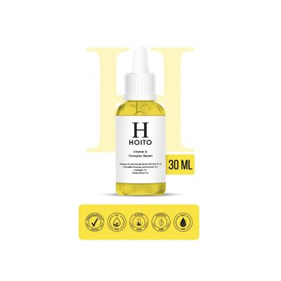 Hoito Vitamin B Complex Serum: Rejuvenate, Repair & Strengthen Skin Barrier | Niacinamide, Collagen, Snail Extract | Alcohol & Perfume Free - 30ml