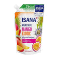 Isana Liquid Hand Soap Refill Mango Scent 28.77 fl oz - Vegan, Dermatologically Tested, Climate-Neutral