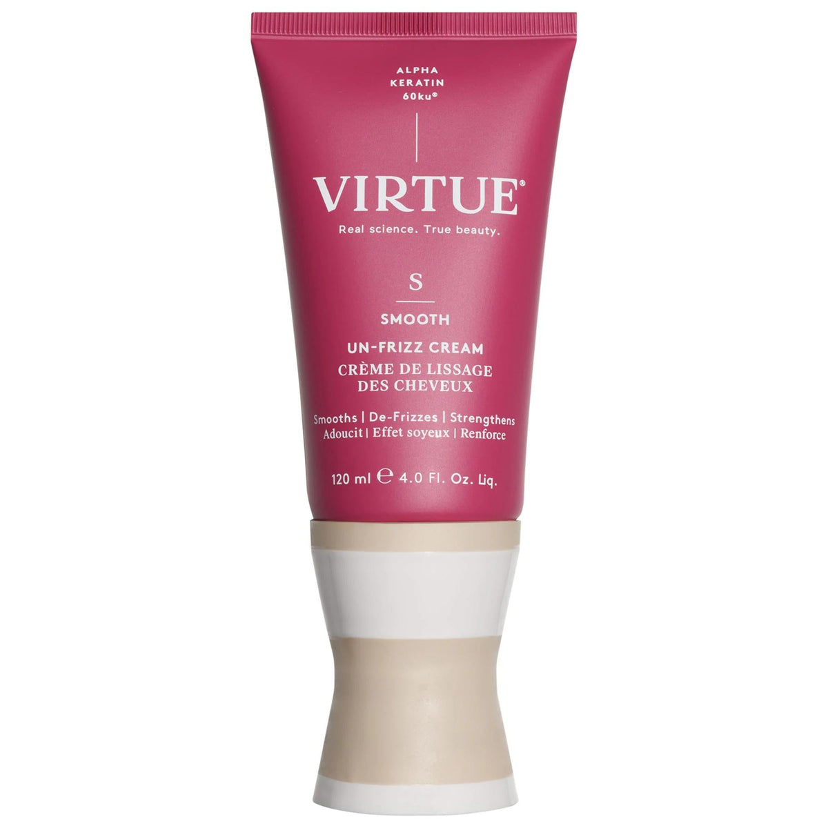 Virtue Correct Un-Frizz Hair Styling & Smoothing Cream - Anti-Frizz, Heat Protecting, Vegan Hair Care