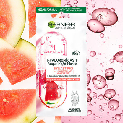 Garnier Hyaluronic Acid Firming Ampoule Sheet Mask 15g