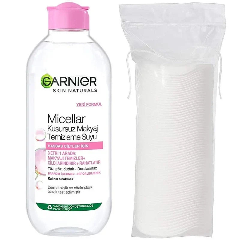 Garnier Micellar Cleansing Water with Cotton Pads 400ml