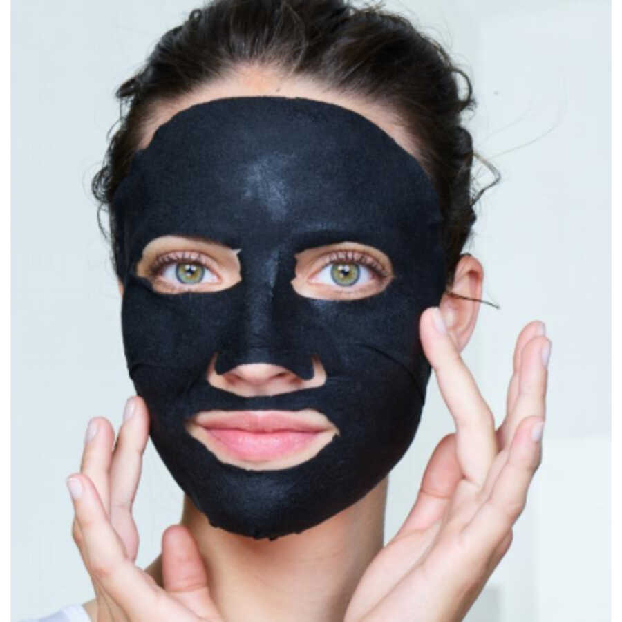 Garnier Charcoal & Black Tea Sheet Mask for Purifying Skin 1 Sheet