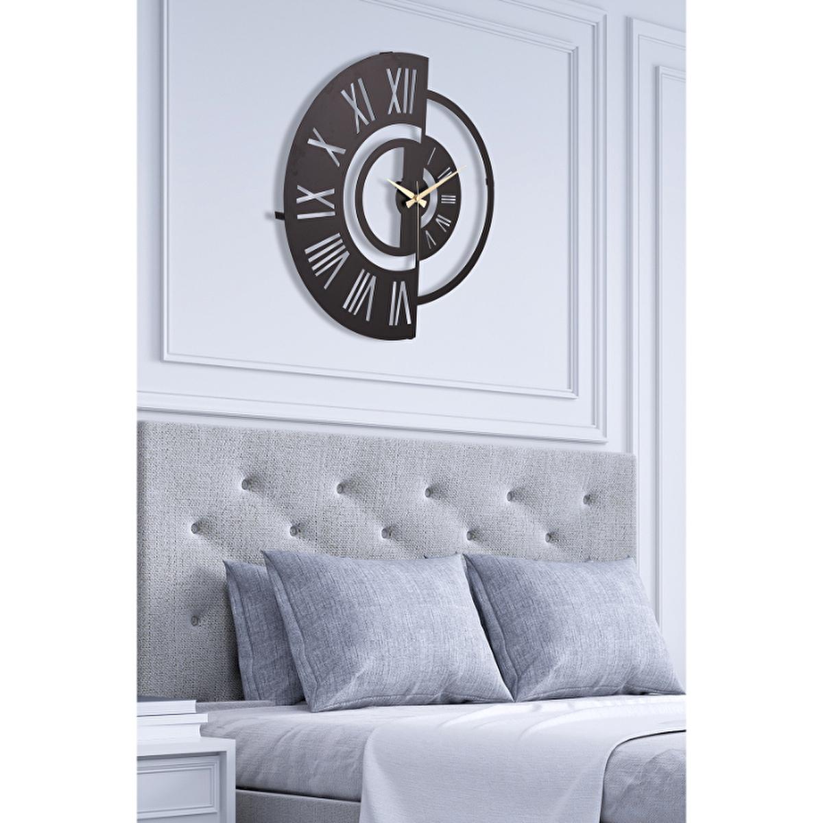 Muyika 41x41cm Metal Modern Silent Wall Clock - Large Indoor Decorative Timepiece for Home