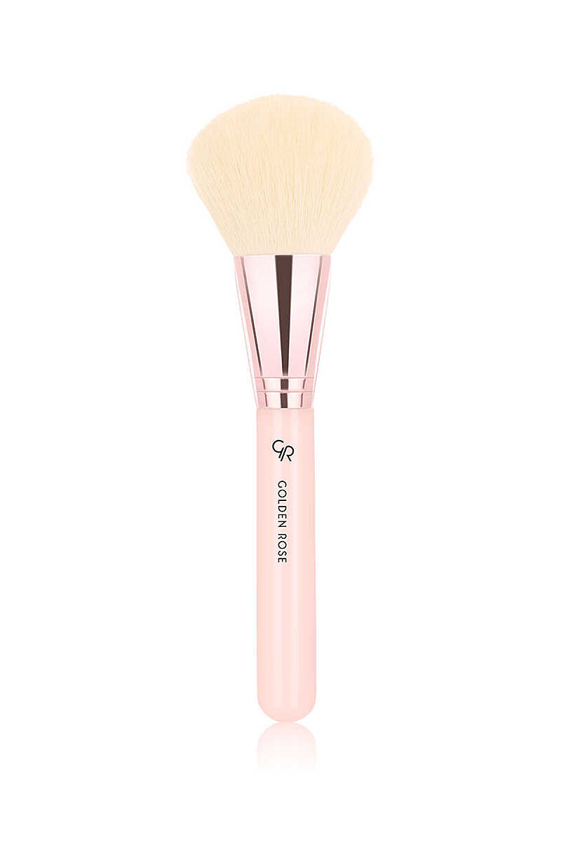 Golden Rose Nude Look Large Powder Brush for Flawless Setting