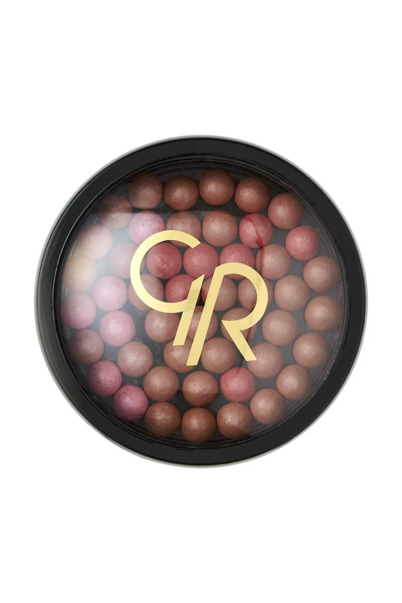 Golden Rose Ball Blusher in 01 Apricot for Natural Glow