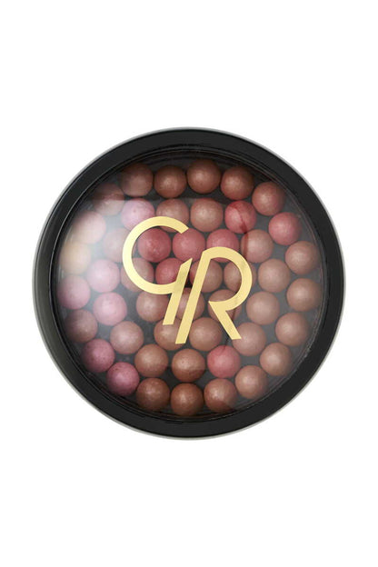 Golden Rose Ball Blusher in 01 Apricot for Natural Glow