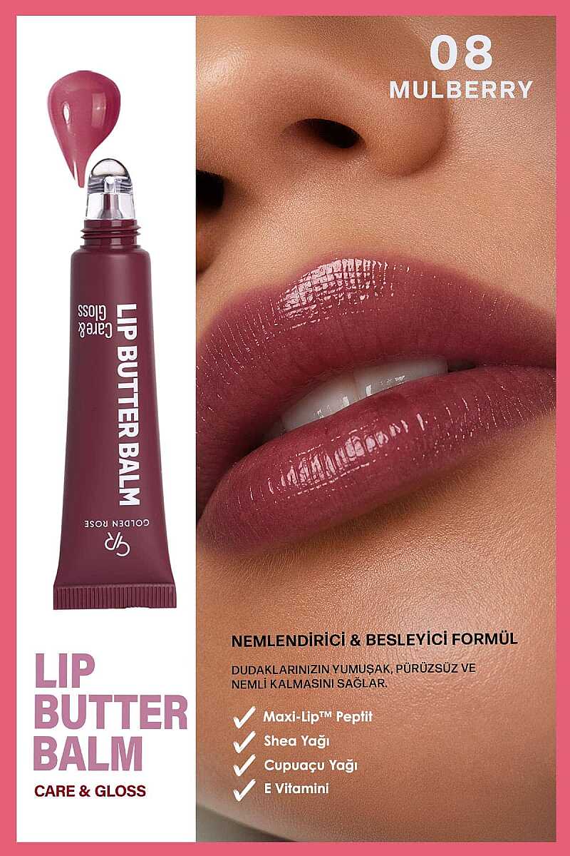 Golden Rose Lip Butter Balm - 08 Mulberry - 5.3ml