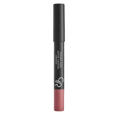 Golden Rose Matte Lipstick Crayon 12 - Velvet Finish 3.5g