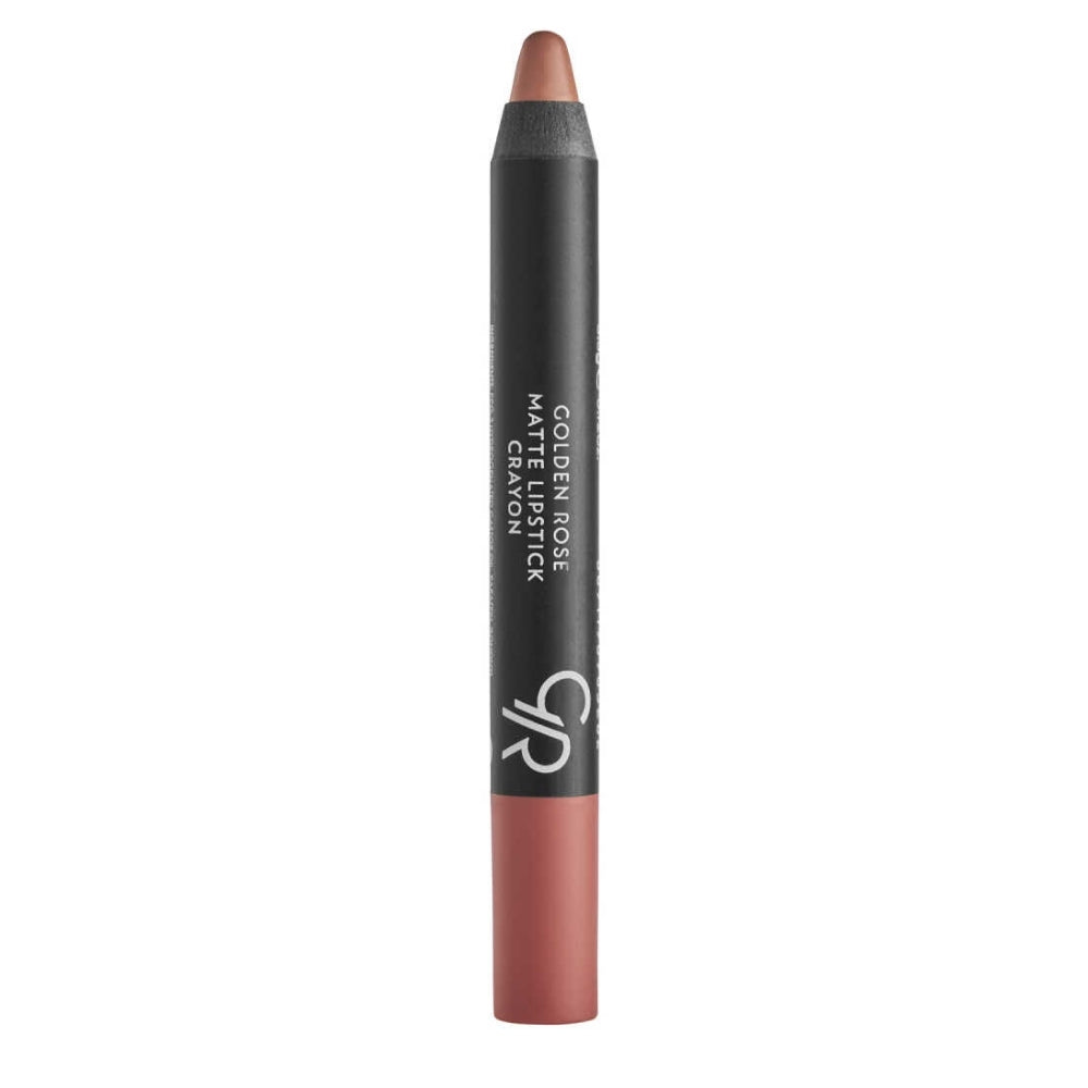 Golden Rose Matte Lipstick Crayon 15 Velvet Finish 3.5g