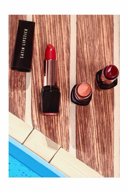 Golden Rose Satin Lipstick 08 - Silky Finish & Rich Color