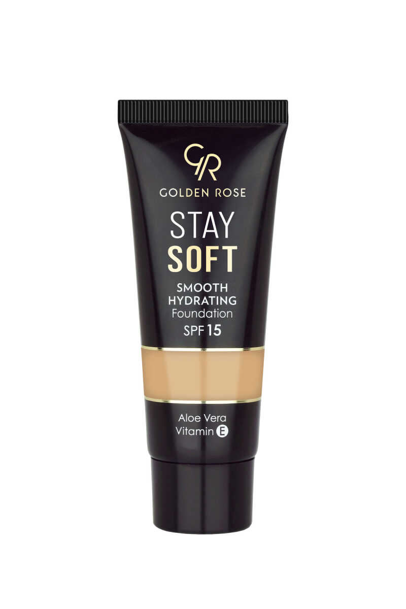Golden Rose Stay Soft Smooth Hydrating Foundation - 206 - 30ml