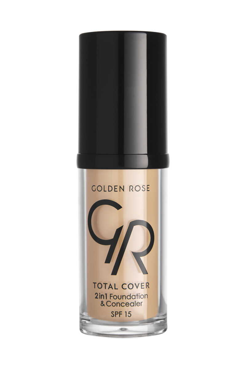 Golden Rose Total Cover 2in1 Foundation & Concealer 04 Beige 30ml