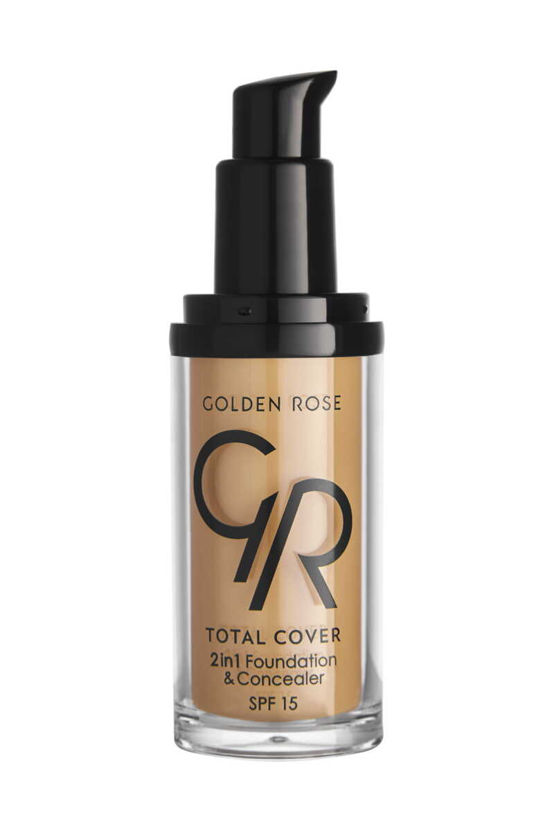 Golden Rose Total Cover 2in1 Foundation & Concealer 18 Cappuccino 30ml