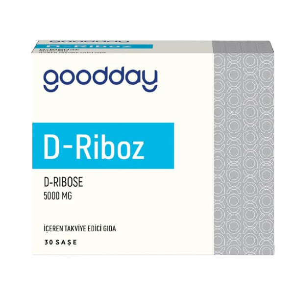 Goodday D-Ribose 5000 mg Energy Support Powder 30 Sachets
