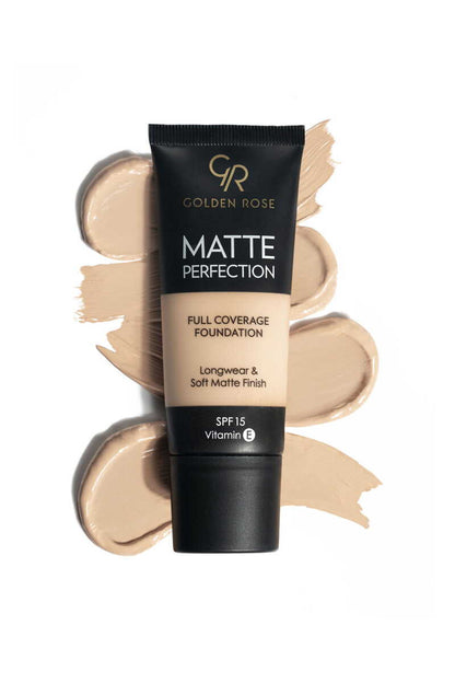 Golden Rose Matte Perfection Full Coverage Foundation Warm 03 30ml
