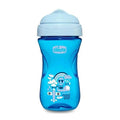 Chicco Baby Cup 12 Months+ - 266ml Blue Airplane Design, Spill-Proof Toddler Drinking Cup for Infants