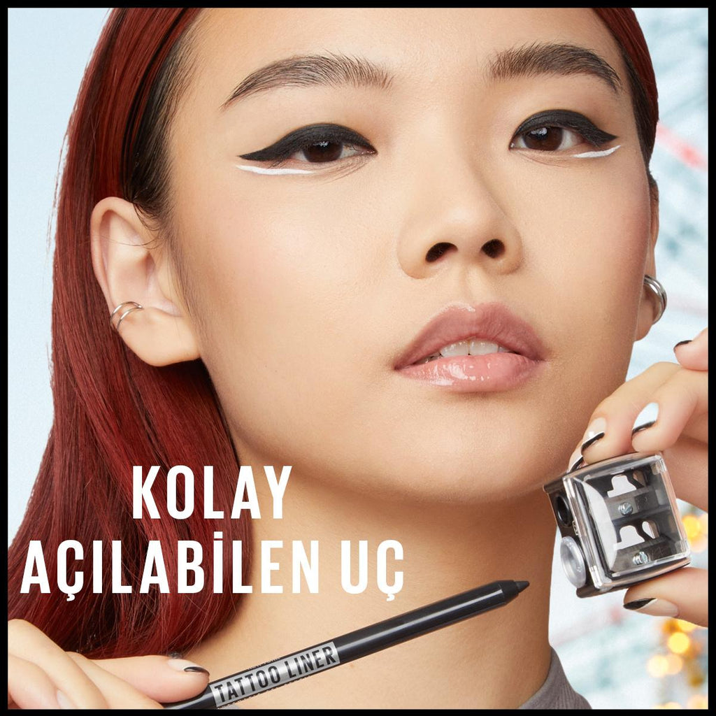 Maybelline Tattoo Liner Gel Eyeliner 301 Purple Pop - Long-Lasting, Waterproof Eyeliner for Vibrant Eye Makeup