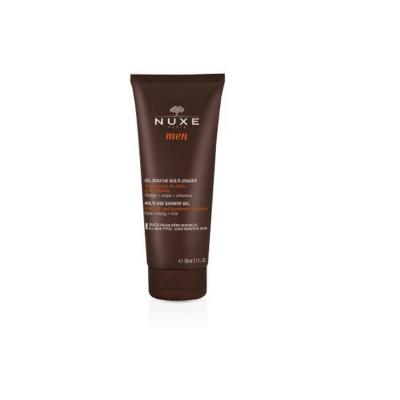 Nuxe Men Multi-Purpose Shower Gel for Face, Body, and Hair - Gentle, Natural Skincare