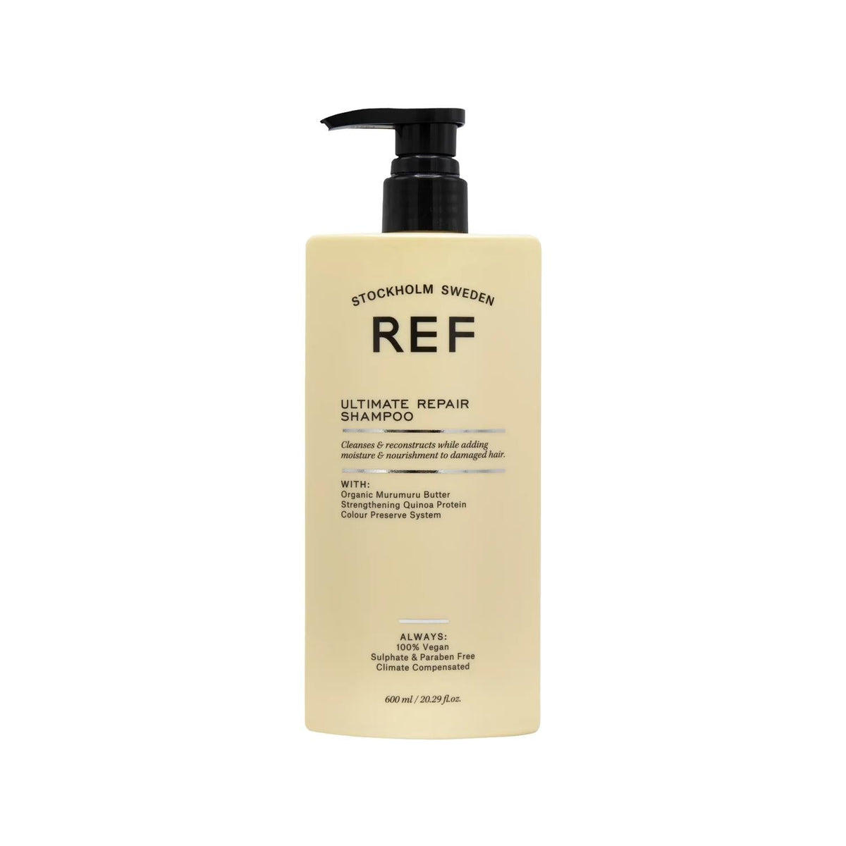 REF Repair Shampoo for Damaged Hair - Nourishing and Repairing Properties, 20.29 fl oz