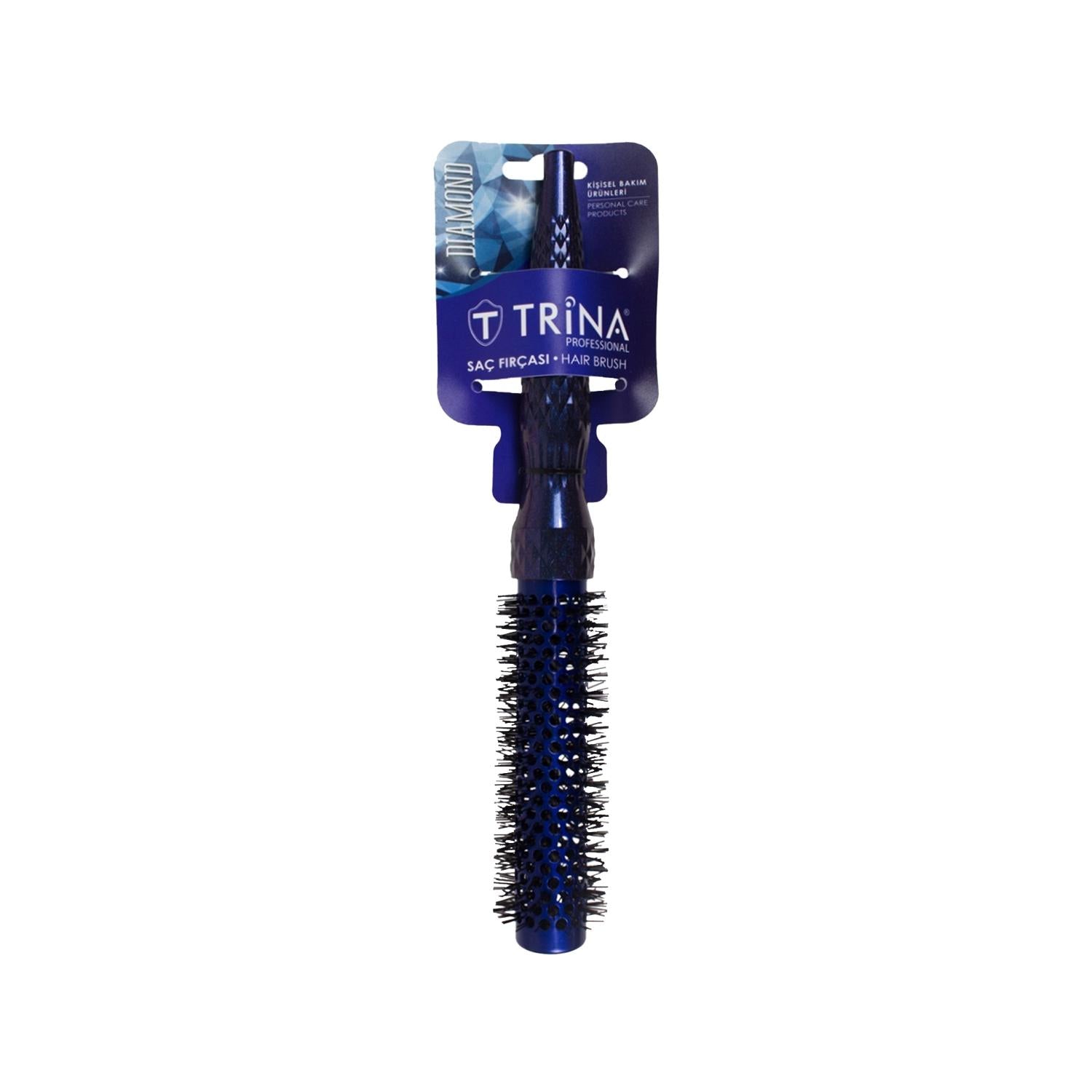 Trina Diamond Hair Brush 25 mm - Diamond-Coated Brush Attachment for Salon-Quality Styling