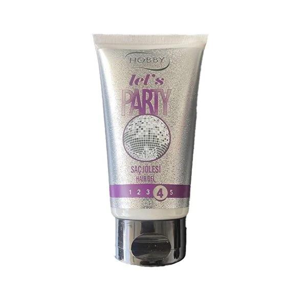 Hobby Party Girl Hair Gel: 48H Ultra Strong Hold, Mineral & Keratin Enriched - Long Lasting Styling for Girls