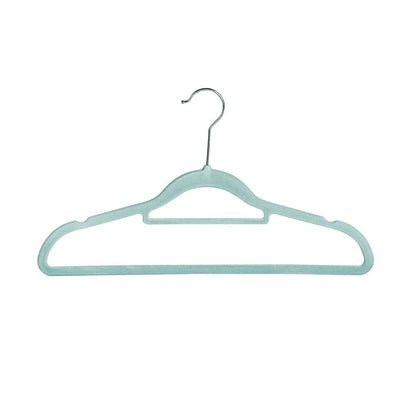 Ideenwelt Padded Clothes Hangers Blue Slip-Resistant 8-Pack