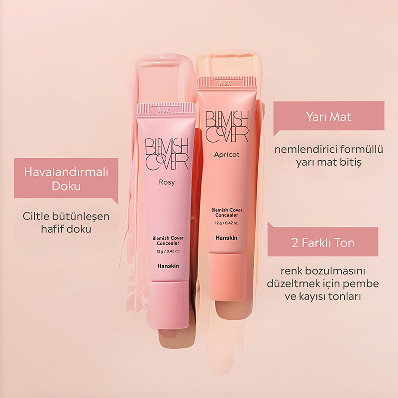 Hanskin Blemish Cover Concealer Apricot 12g