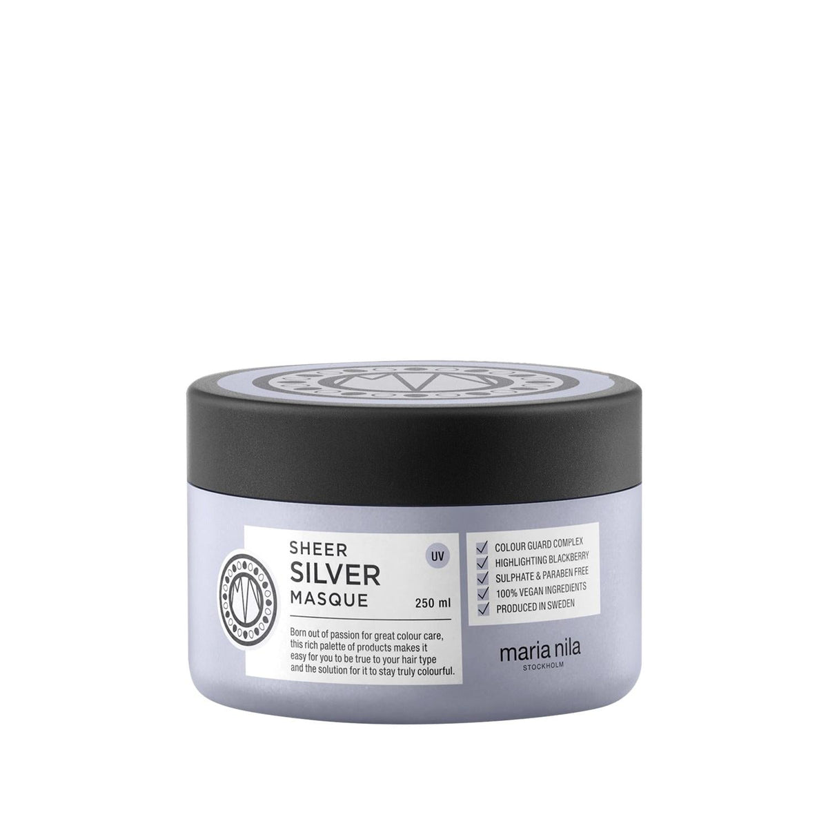 Maria Nila Sheer Silver Hair Mask for Blonde Hair - Nourishing & Conditioning, 8.45 fl oz
