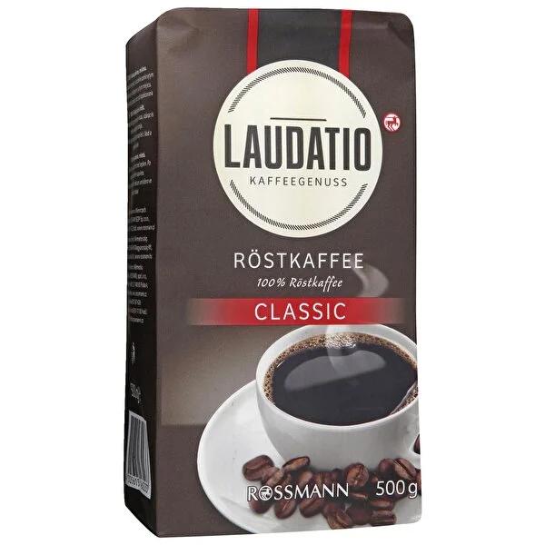 Laudatio Ground Coffee 500g - Arabica & Robusta Beans, Fresh & Rich Flavor