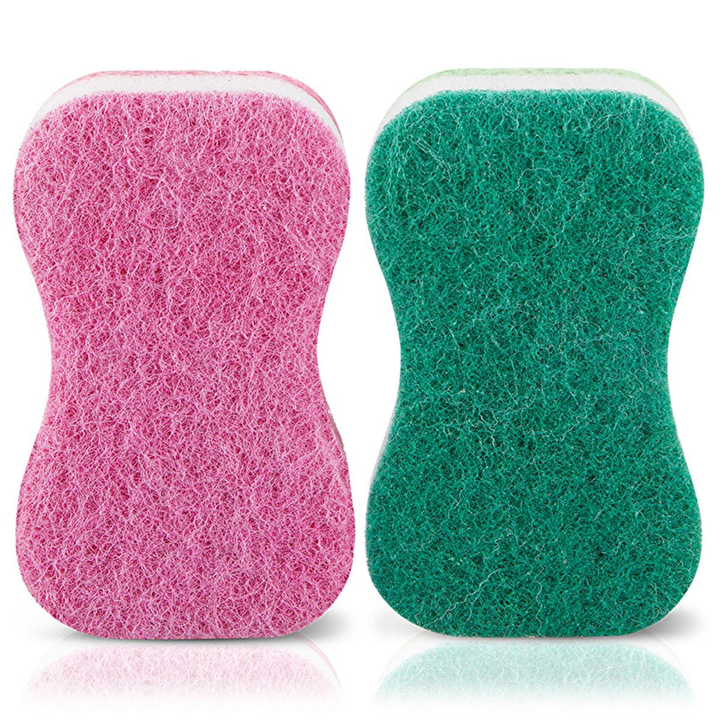 Benri Ultra Konfor Dish Sponge 2-Pack - Ergonomic, Ultra-Strong Fiber Structure for Effective Kitchen Cleaning