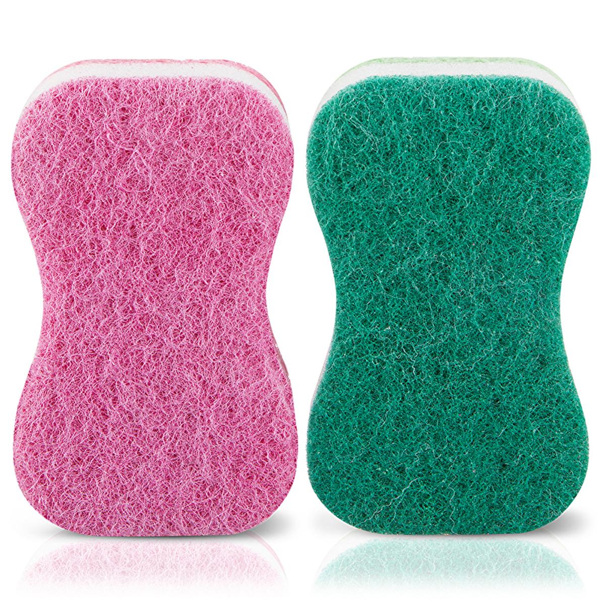 Benri Ultra Konfor Dish Sponge 2-Pack - Ergonomic, Ultra-Strong Fiber Structure for Effective Kitchen Cleaning